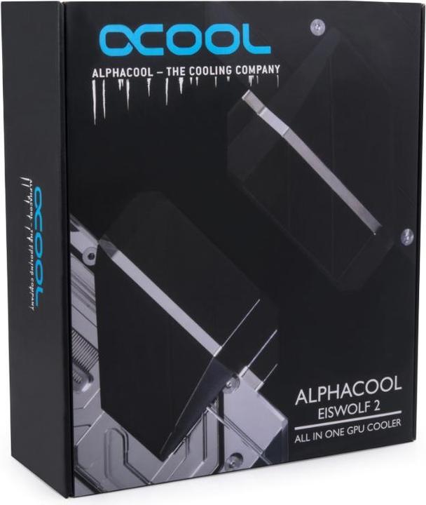 Actual product image Alphacool Eiswolf 2 GPU AIO 360mm Radeon RX 6800/6800XT Gaming Trio X with Backplate