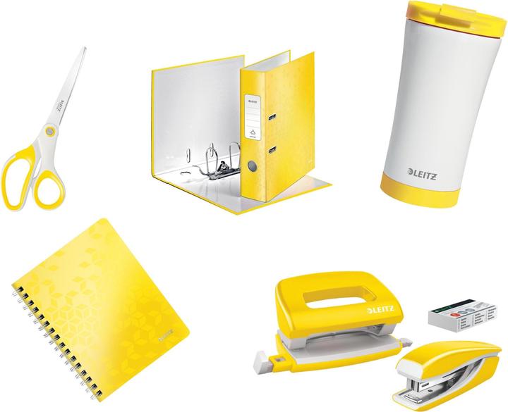 Leitz Starter Set Back to School WOW, gelb, 7-teilig (A4, 7 Stk.)