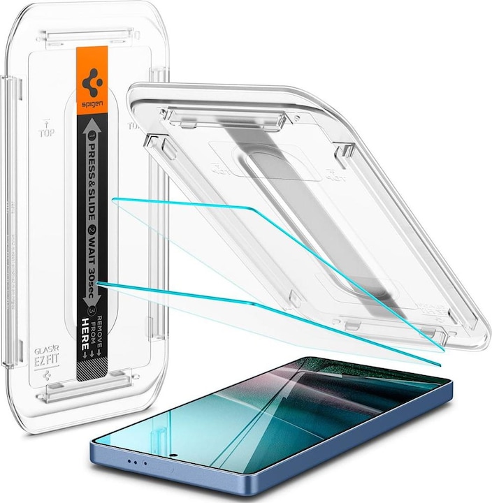 Immagine prodotto Spigen Samsung Galaxy S25 Ultra Glas.tR EZ Fit HD Screen Protector, 2-pack (2 Pezzo/i, Samsung Galaxy S25 Ultra)
