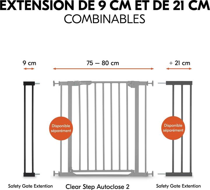 Produktbild Hauck Safety Gate Extension (9 cm)