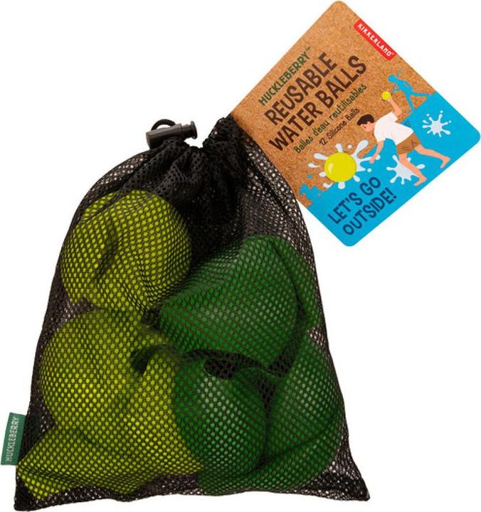 Actual product image Kikkerland Huckleberry Reusable Water Balloons (12 x)