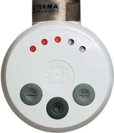 Actual product image Mert - Thermostat Regler MEG für Handtuchheizkörper, inklusive Heizpatrone 600W, Weiss