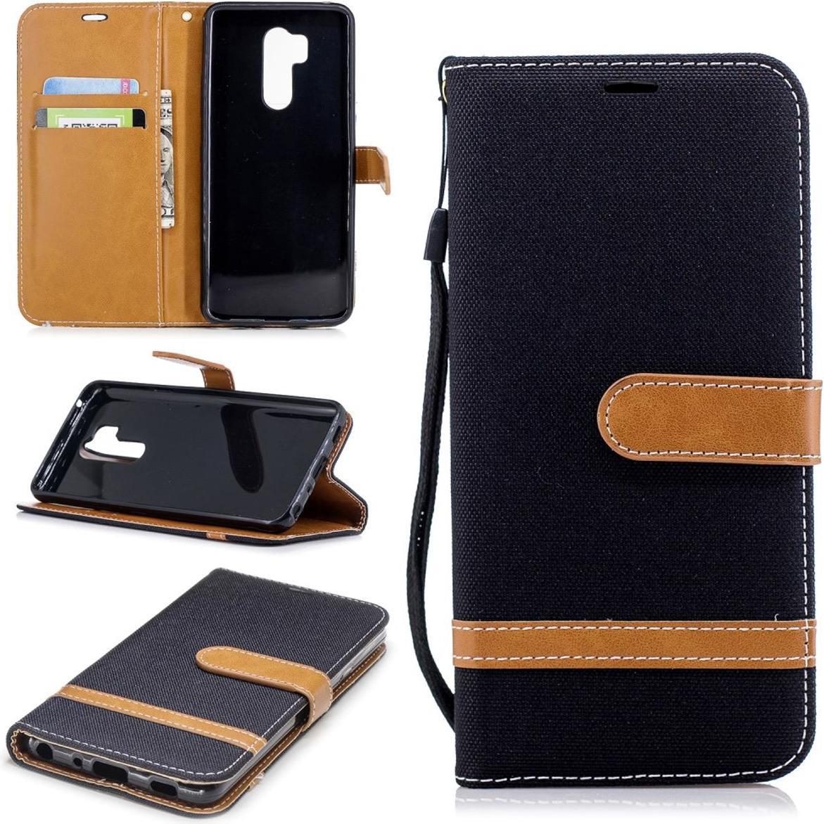 König Design Hülle Handy Schutz für LG G7 Case Cover Tasche Wallet Etui Handyhülle Bumper Neu (LG G7), Smartphone Hülle,...