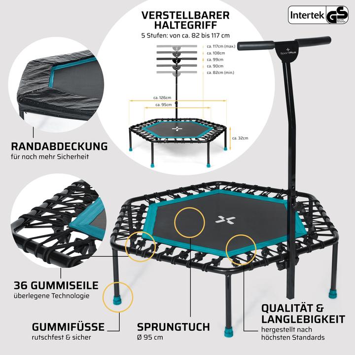 Immagine prodotto Sportplus Trampolino fitness (126 cm)
