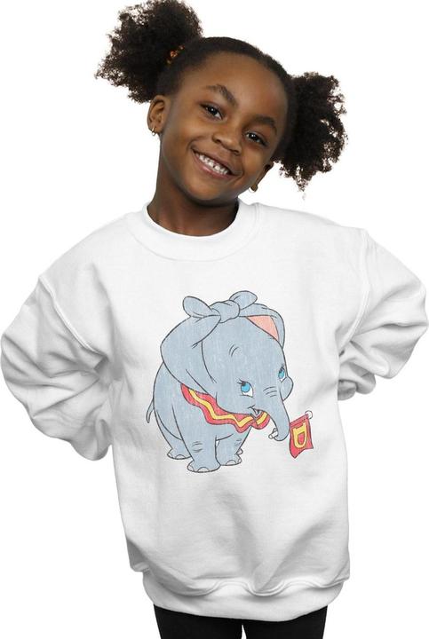 Actual product image Disney Girls Dumbo Classic Tied Up Ears Sweatshirt (152, 158)