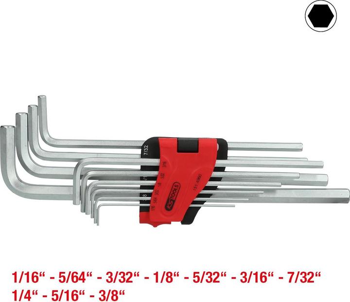 Actual product image KS Tools Angle pin wrench set extra long