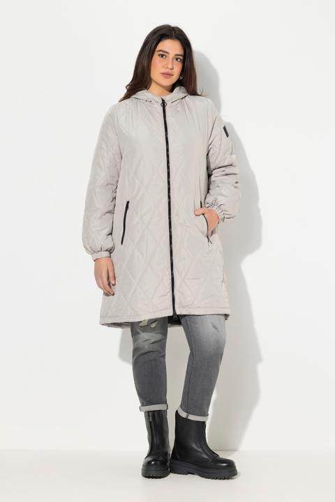 Actual product image Ulla Popken Lightly Quilted Water Repellent Coat