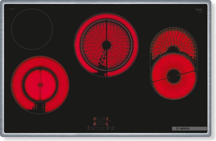 Produktbild Bosch Hausgeräte Einbau-Backofen-Set, HBG578BS3 + PKH845BB1D, Einbau-Backofen, Elektro-Kochfeld, HBD672LS83