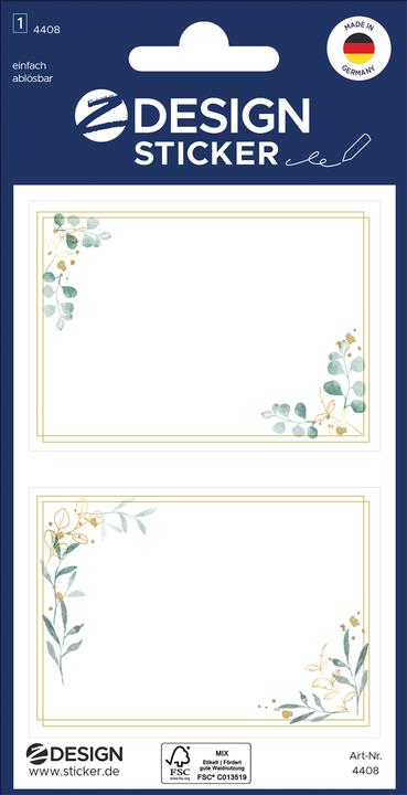 Produktbild Z-Design Sticker zum Beschriften (6 Sticker)