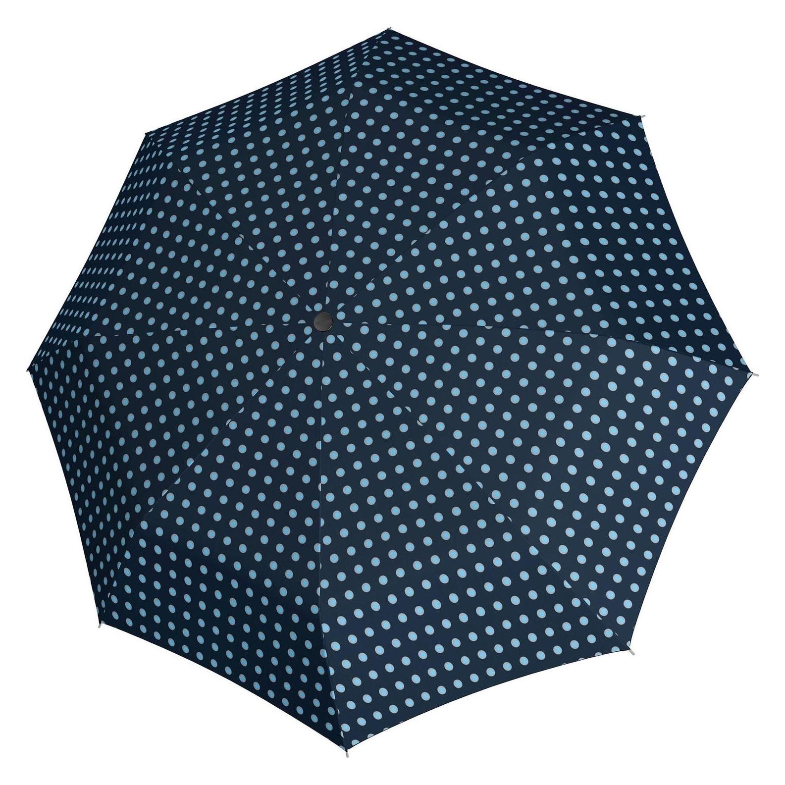 Knirps, Unisex, Regenschirm, T.205 Duomatic Dot Art, Blau