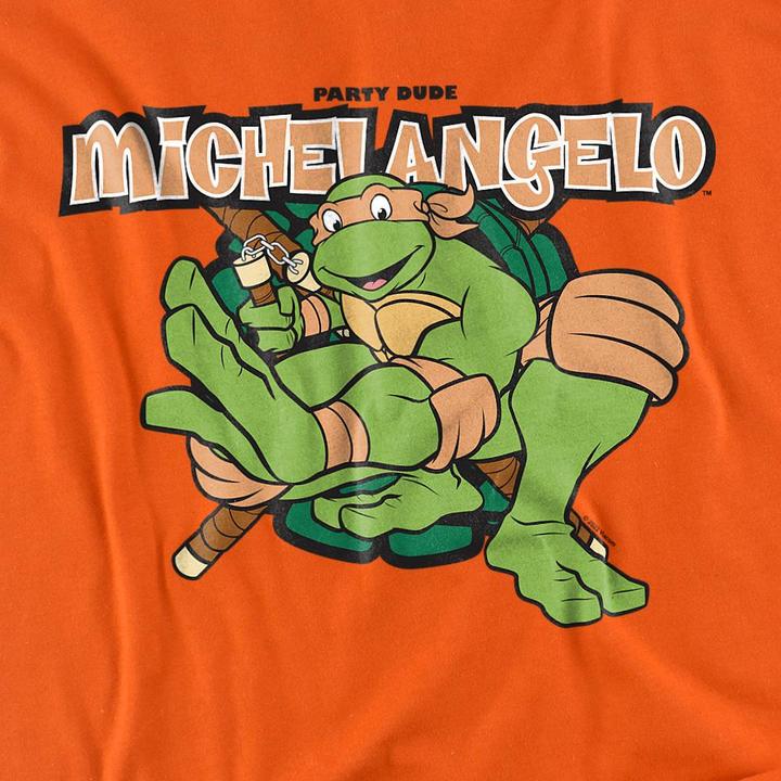 Immagine prodotto Teenage Mutant NT Party Dude Maglietta Michelangelo Uomo (XXL)