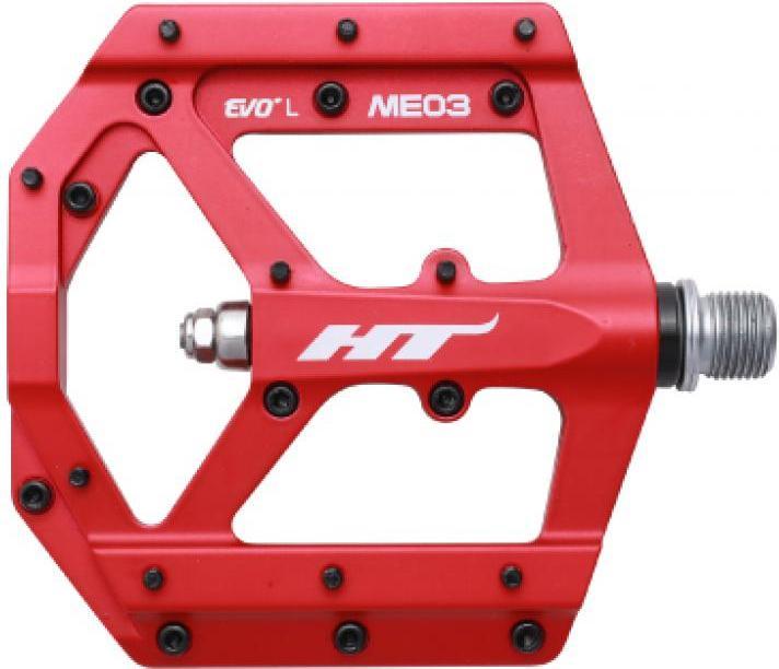 Actual product image HT ME03 flat rate pedal matt red