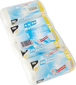 Papstar Fodere per cestini in HDPE, 10 litri, trasparenti Dimensioni: 420 x 395 mm, spessore 10 my, in film (120 x, 10 l)