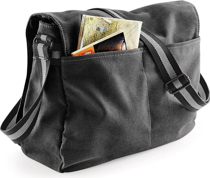 Actual product image Quadral Vintage Canvas Despatch Bag - 14 Litres