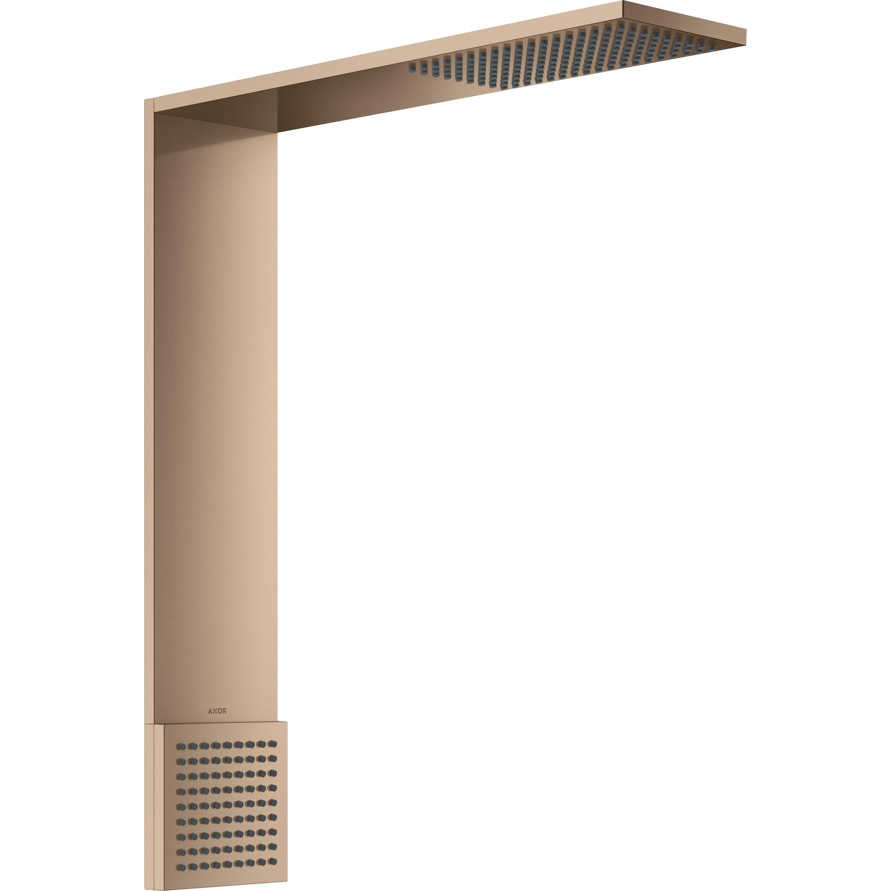 hansgrohe, Duschbrause, AXOR ShowerComposition Brausenmodul 110/220, 1jet, mit Schulterbrause, Ausladung 424mm, 12 (17 l...