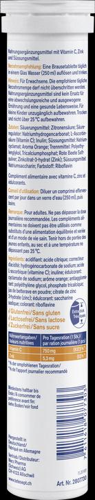 Produktbild Tetesept Vitamin C + Zink 17 (17 Stück, Brausetablette, 134 g)