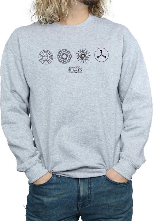 Produktbild Fantastic Beasts Circular Icons Sweatshirt (S)