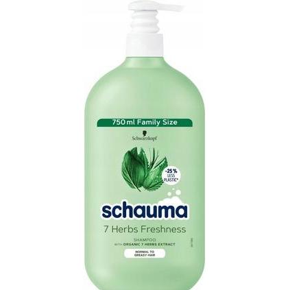 Schwarzkopf, Shampoo, Schauma Kräuter Frische Shampoo für Haare 750ml (750 ml)
