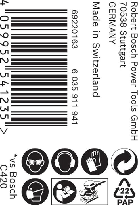 Immagine prodotto Bosch Professional Zubehör Expert M480 Rotolo di rete abrasiva, 115 mm, 5 m, G 80 (80)