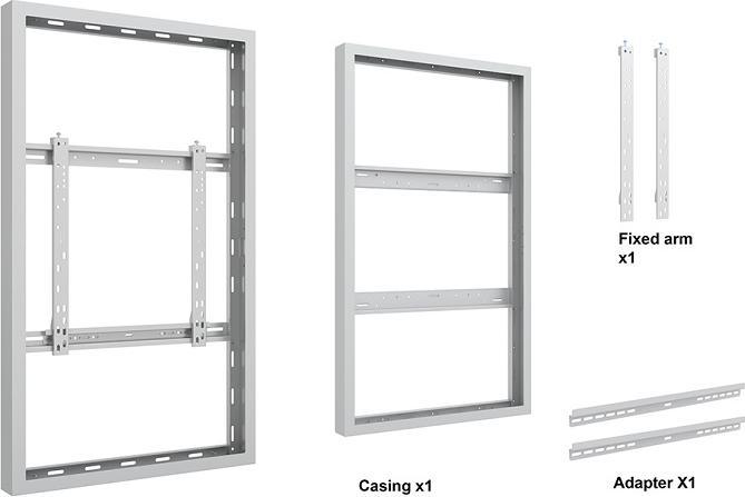 Image du produit Multibrackets Cadre pour moniteur, montage mural, 49"/1157