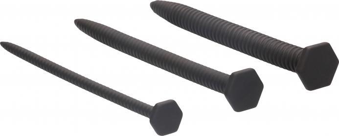 Produktbild Ouch! Silicone Screw Plug Set - Urethral Sounding