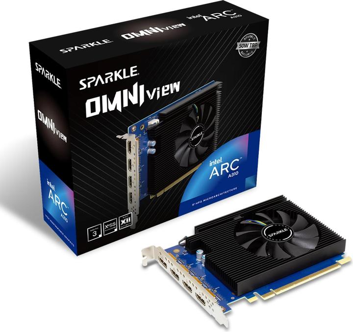 Image du produit Sparkle Arc A310 Omni View (4 Go, GDDR6)