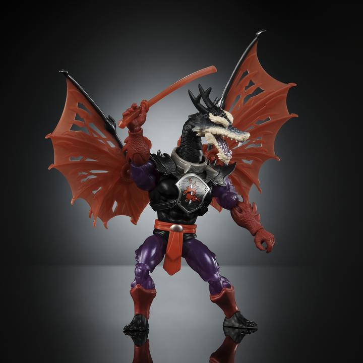 Actual product image Mattel MOTU x TMNT: Turtles of Grayskull action figure Mutated Ninjor 14 cm