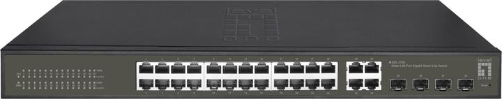 Produktbild LevelOne Switch 24x GE GES-2128 4xGE 4xGSFP (24 Ports)