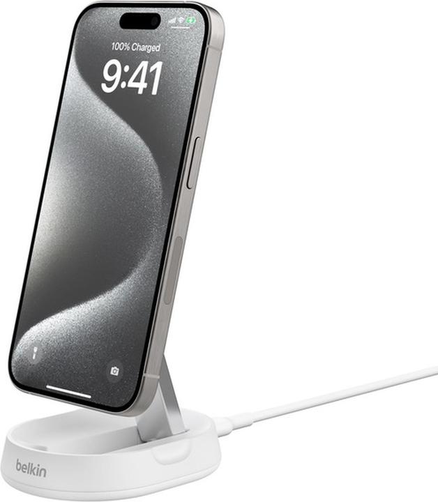 Actual product image Belkin Boost Charge Pro Qi2 magnetische Ladestation (20 W)