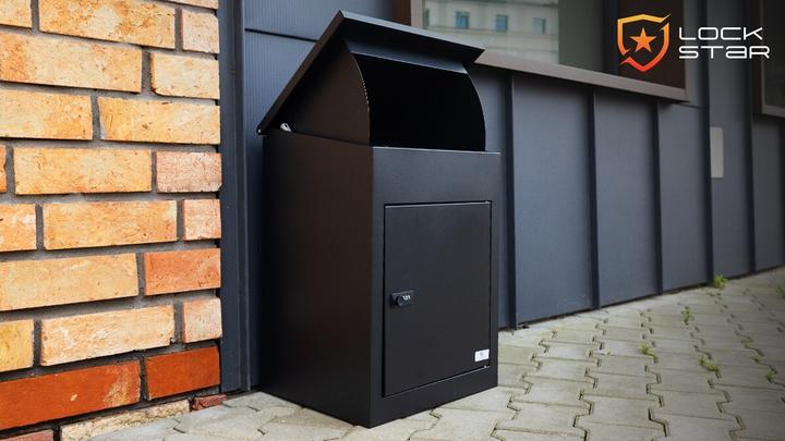 Produktbild Extralink LockStar Paket-Schliessfachbox, 44x34x55cm Stahl-Aufbewahrungstruhe