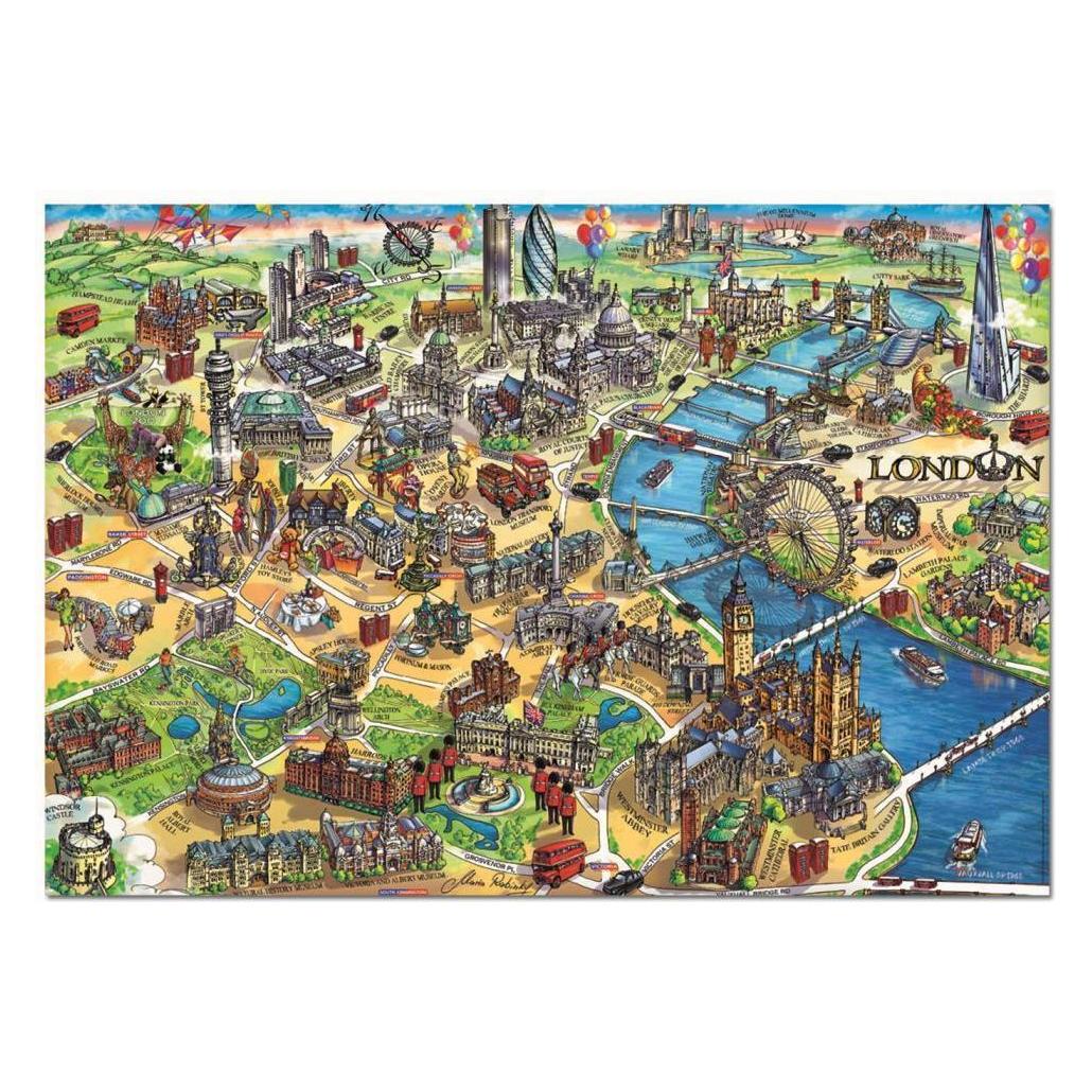 Educa London Map (500 Teile)
