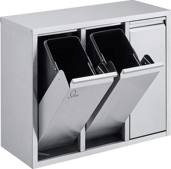 Produktbild Svita Abfallsammler, H3X15 (45 Liter) Silber (45 l)
