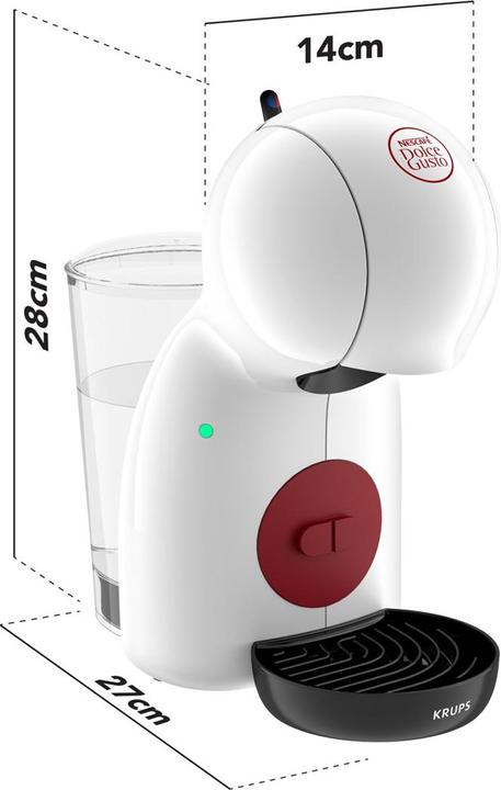 Productafbeelding Krups NESCAF Dolce Gusto Piccolo XS KP1A31 - Koffiecupmachine - Rood (NESCAFÉ Dolce Gusto)