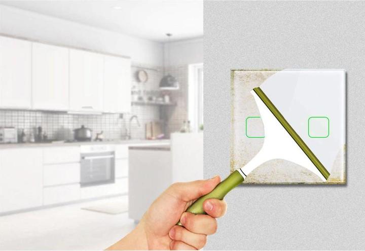 Immagine prodotto Maclean Interruttore intelligente WiFi a 2 tasti compatibile con Tuya APP Interruttore a parete