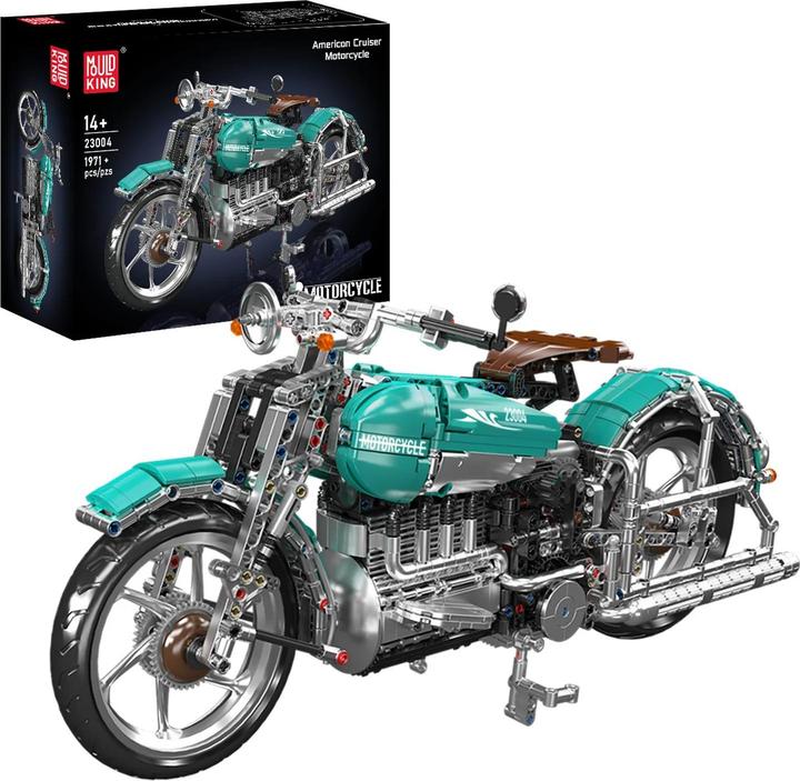 Actual product image Mould King American Cruiser Motorrad