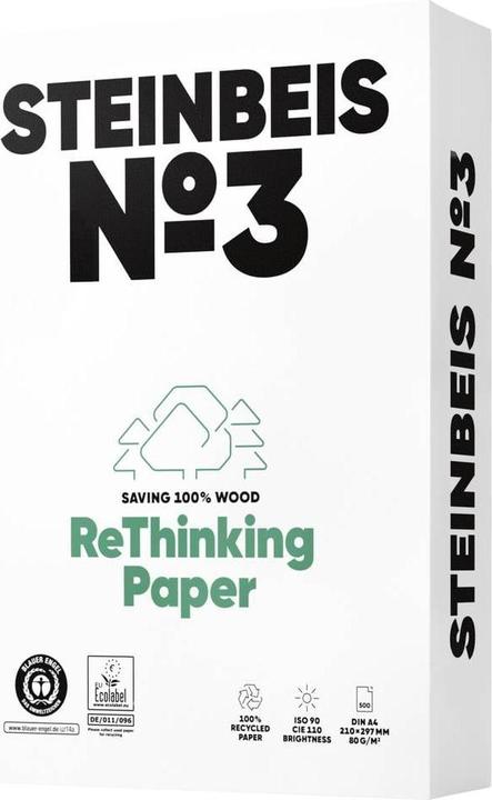 Image du produit Steinbeis Papier pour imprimante (80 g/m², 500 x, A4)