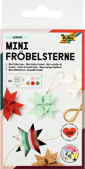 Immagine prodotto Folia Strisce di carta pieghevoli PASTELLO per Mini Fr "bel Stars (100 x)