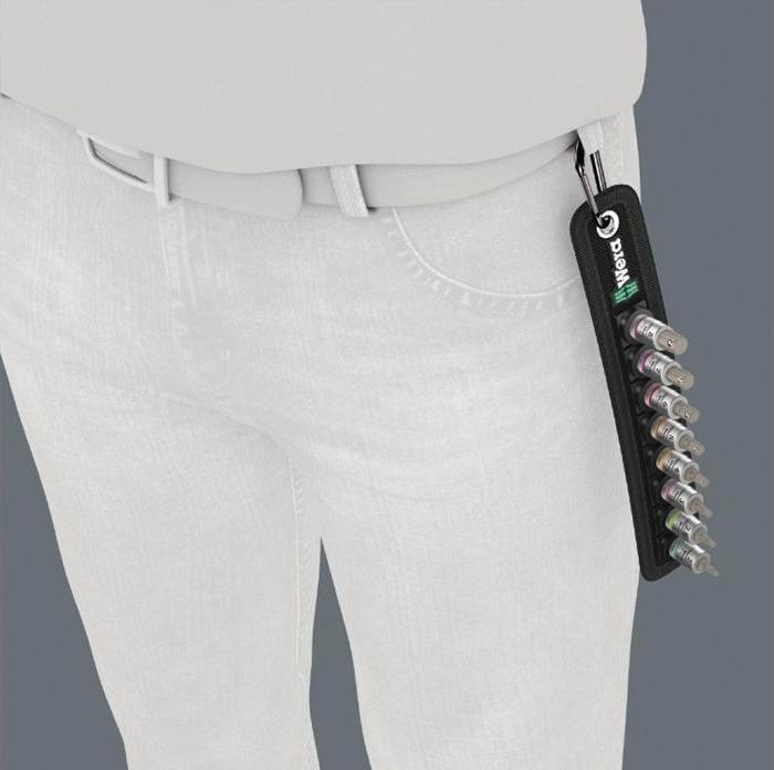 Productafbeelding Wera Zeskant dopsleutel (5 mm, 3 mm, 4 mm, 7 mm, 8 mm, 6 mm)