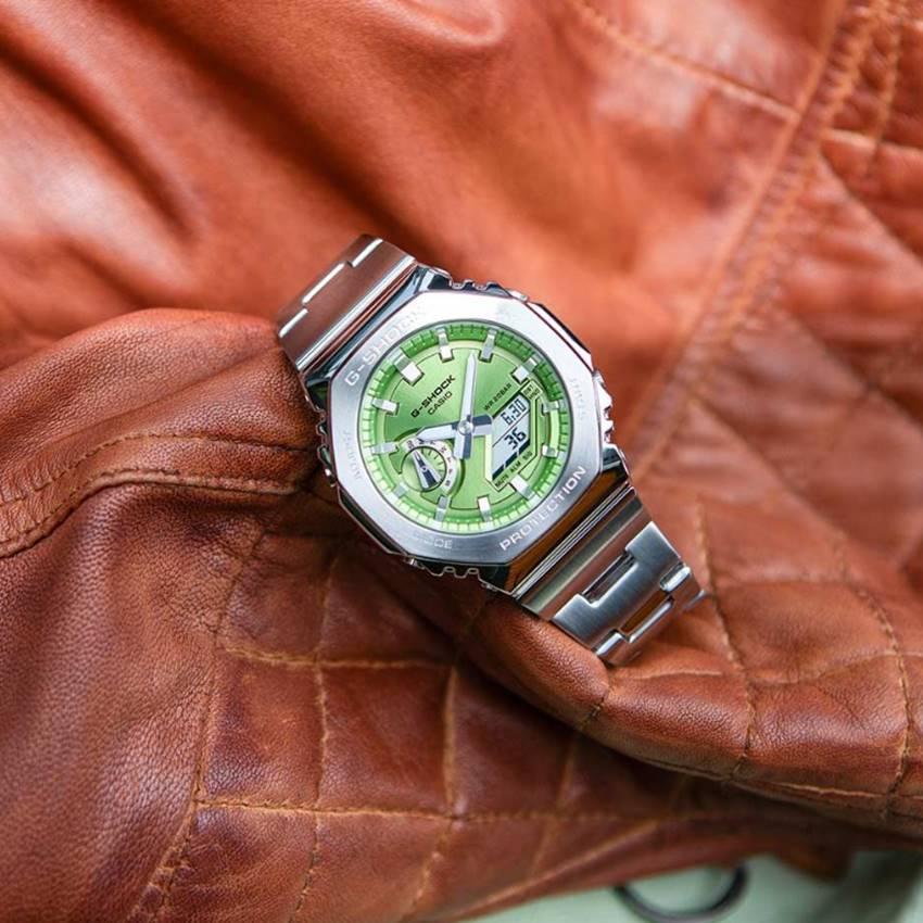 Thumbnail - G-Shock, Armbanduhr, GM-2110D-3AER, Grün, (Chronograph, 44 mm)