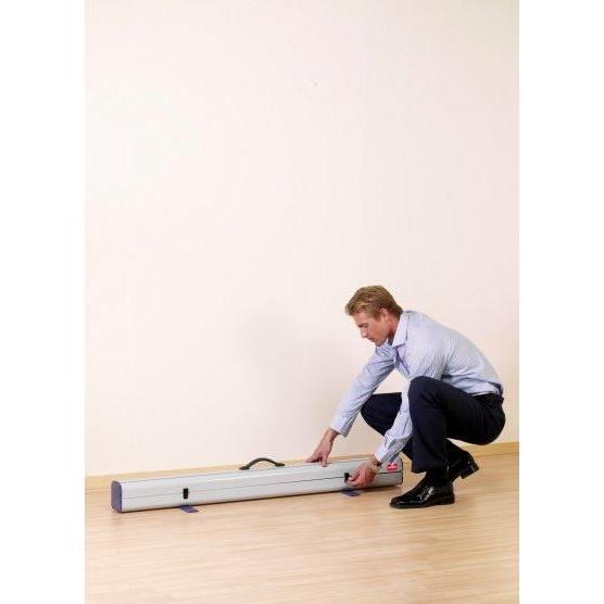 Thumbnail - Nobo Projektionswand Mobil 160x120cm (74.29", 4:3), Leinwand, Weiss