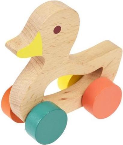 Rex London Wooden Push Along Toy Duck (Multilingual, Collectif, 2023)