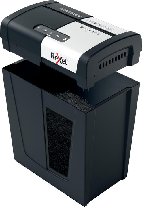 Produktbild Rexel SECURE MC6 WHISPER-SHRED™ - Aktenvernichter (Partikelschnitt)