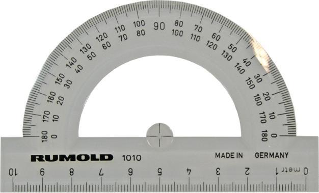 Produktbild Rumold Schulwinkelmesser 10cm 1010 180° (10 cm)