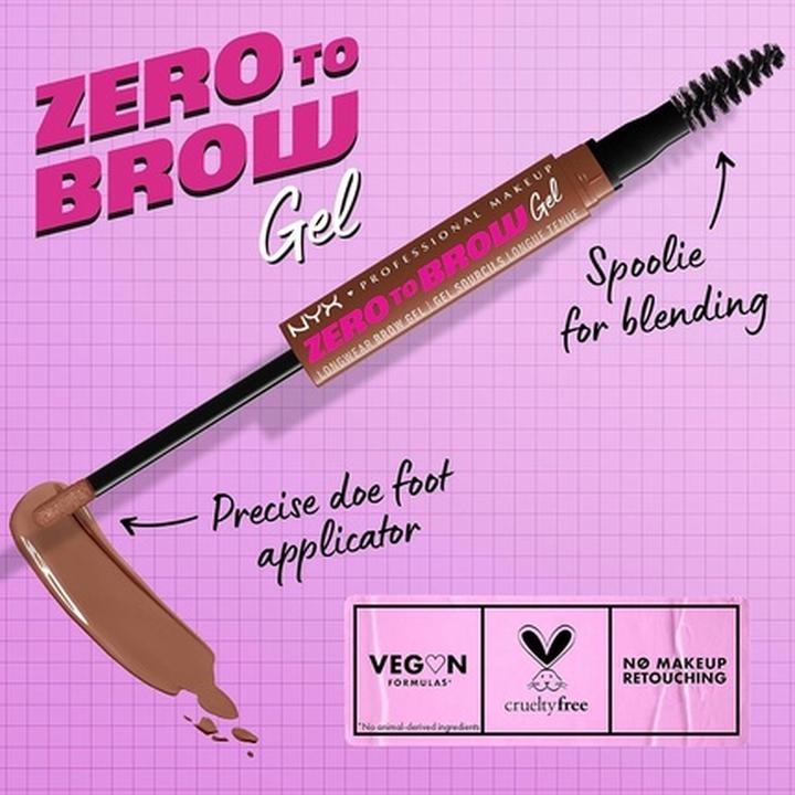 Actual product image NYX Professional Make-Up Zero To Brow (Auburn)