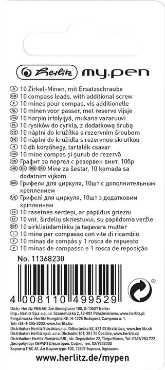 Produktbild Herlitz Zirkelmine Ersatzbox sort. (1 Stk., HB)