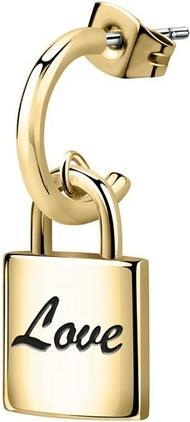 Image du produit La Petite Story Fashion Boucles d'oreilles plaquées or à simple padlock LPS02ASD08