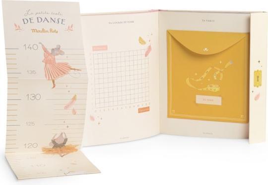 Actual product image Moulin Roty Birth book 80 pages FR, La Petite Ecole de Danse 80 pages