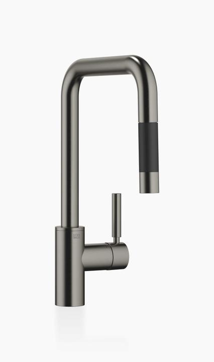 Produktbild Dornbracht META Square Küchenarmatur, Einhebelmischer, Pull-down, mit Brausefunktion, Ausladung 200
