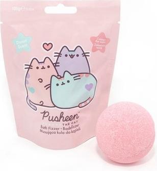 Produktbild Pusheen Bath Fizzer Sparkling Bath Ball Strawberry 100G (Badeperlen)