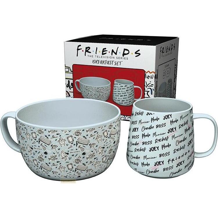 ABYstyle Friends Set Colazione : Tazza / Ciotola - Doodle, Tasse
